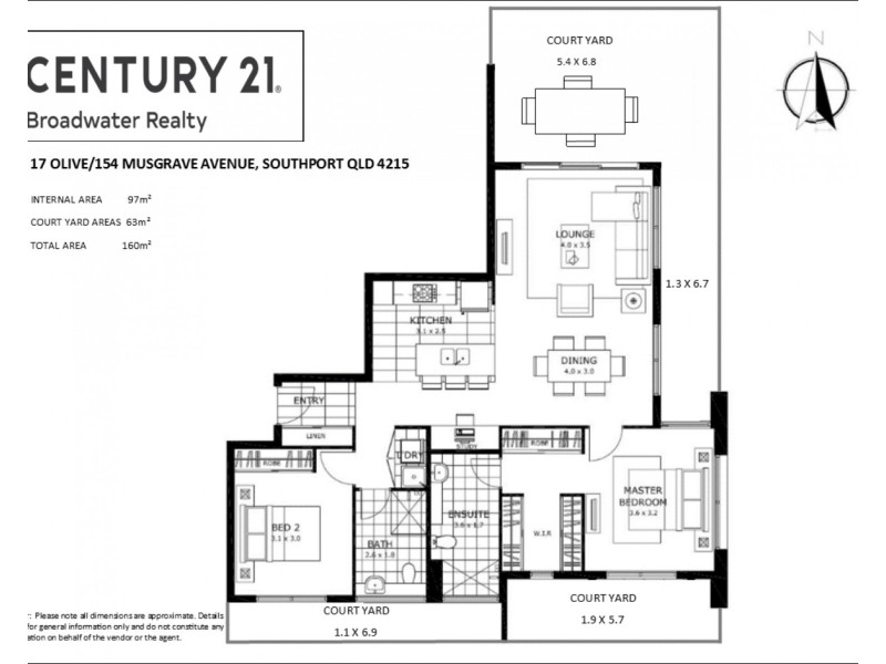 17 Olive/154  Musgrave Avenue, Southport QLD 4215 Floorplan
