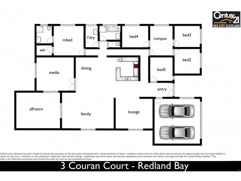 3 Couran Court, Redland Bay QLD 4165 Floorplan