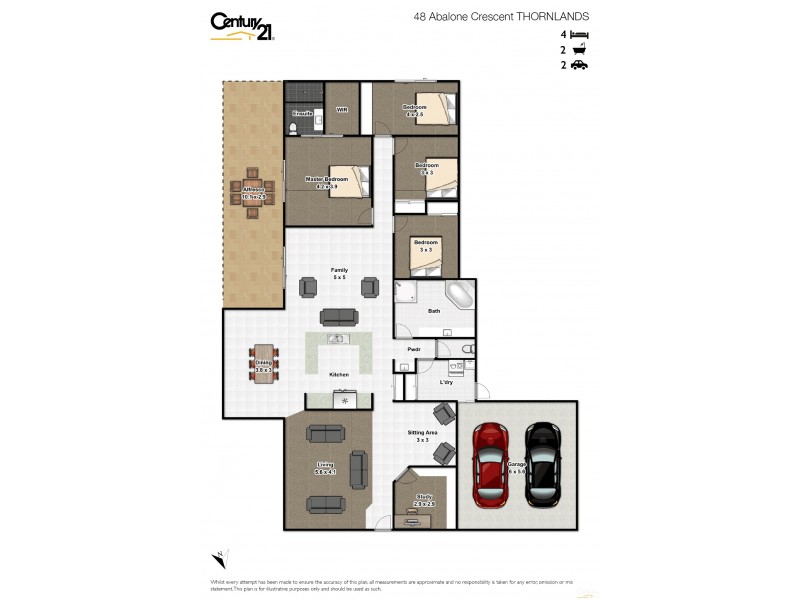 48 Abalone Crescent, Thornlands QLD 4164 Floorplan
