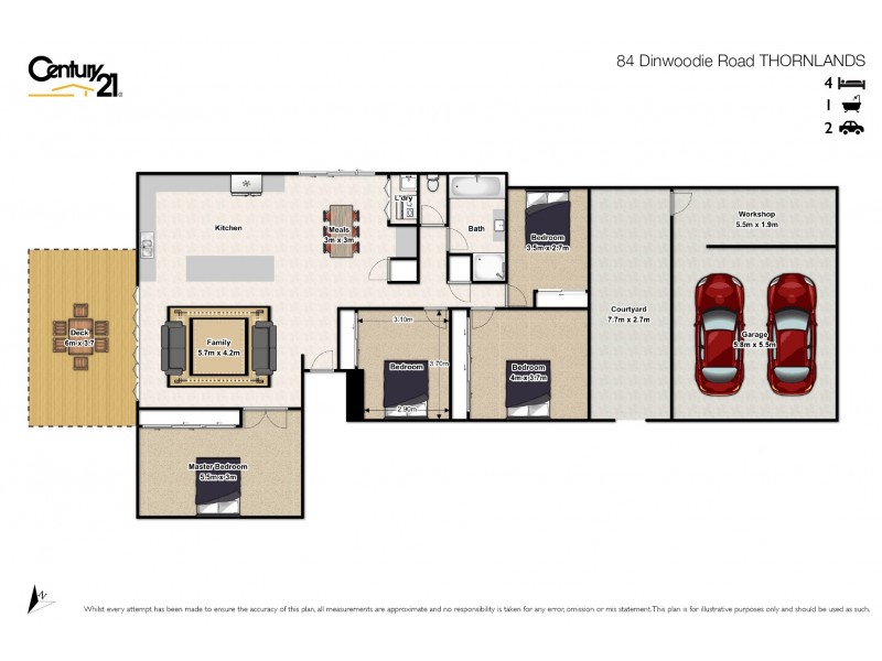 7 Heffernan Street, Alexandra Hills QLD 4161 Floorplan
