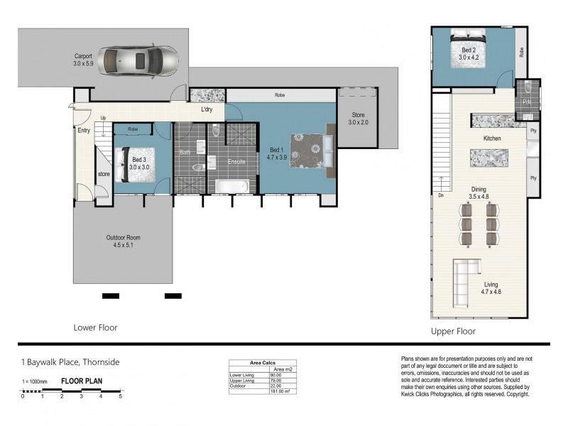 1 Baywalk Place, Thorneside QLD 4158 Floorplan