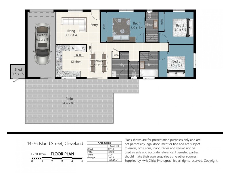 13/76 Island Street, Cleveland QLD 4163 Floorplan