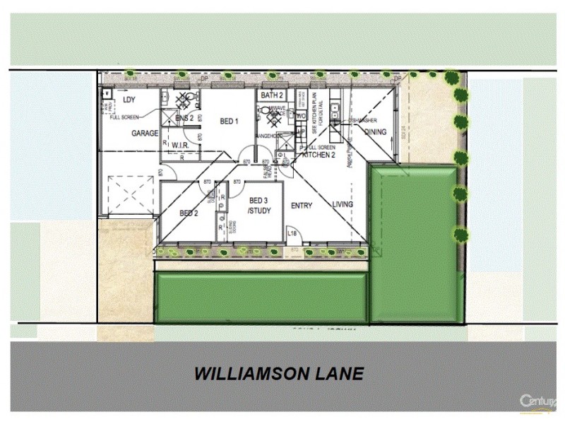 2/18 Williamson Lane, Wilsonton QLD 4350 Floorplan