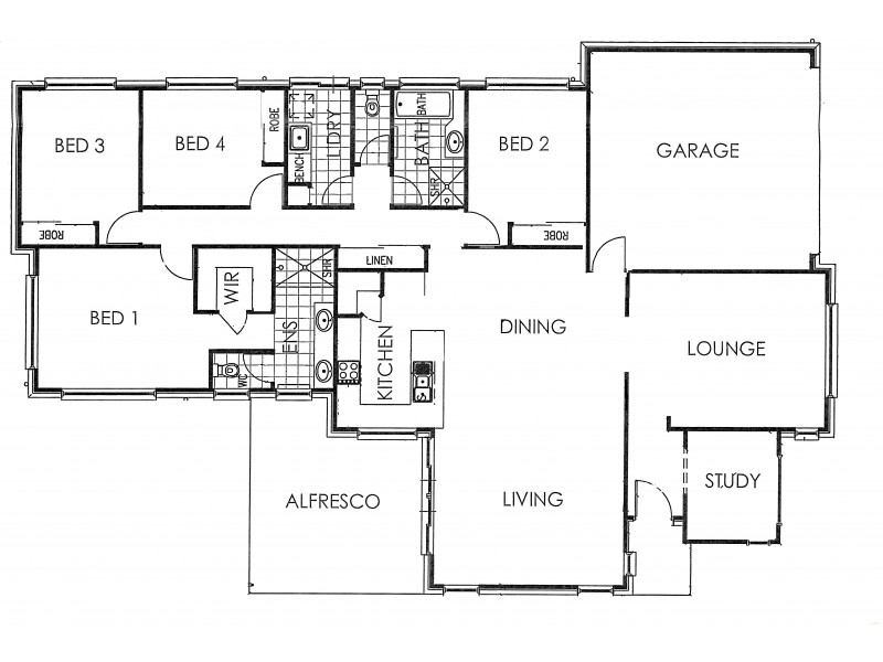 4 Fallon Drive, Middle Ridge QLD 4350 Floorplan