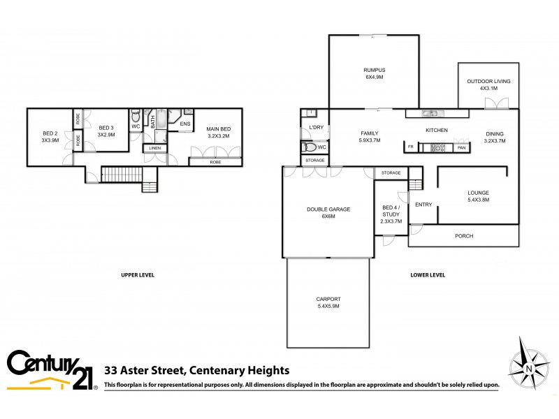 33 Aster Street, Centenary Heights QLD 4350 Floorplan