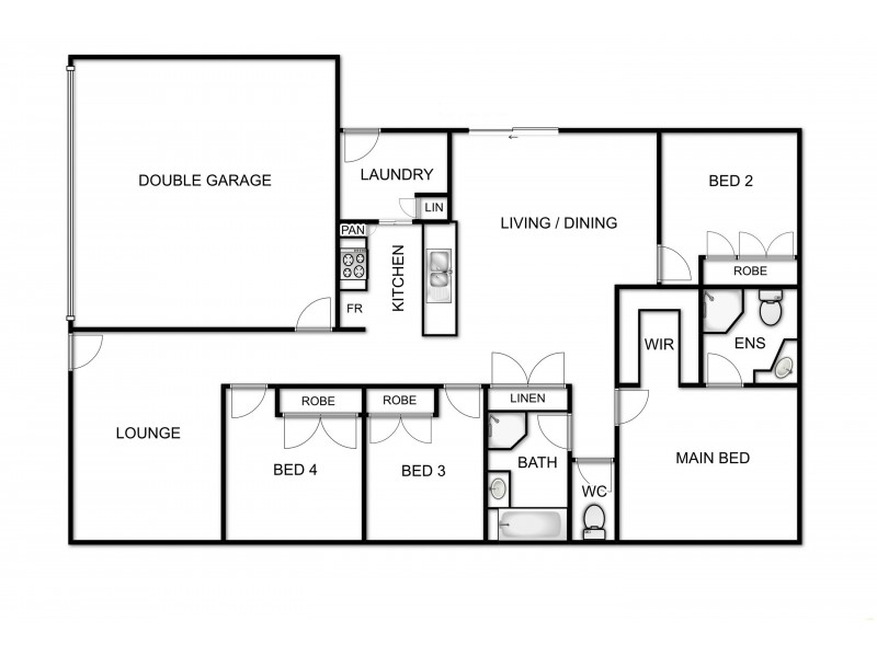 13 Uniplaza Court, Kearneys Spring QLD 4350 Floorplan