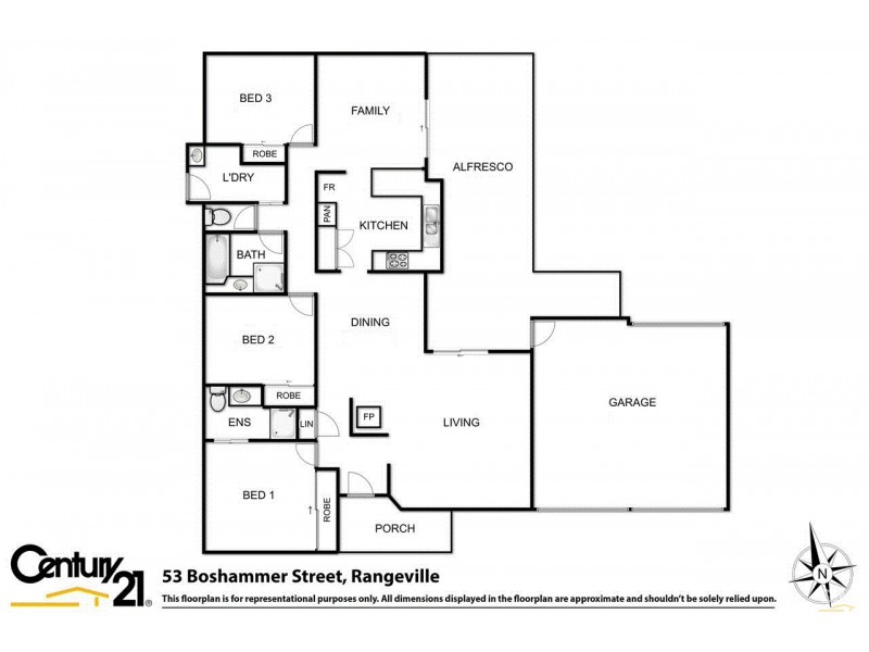 53 Boshammer Street, Rangeville QLD 4350 Floorplan