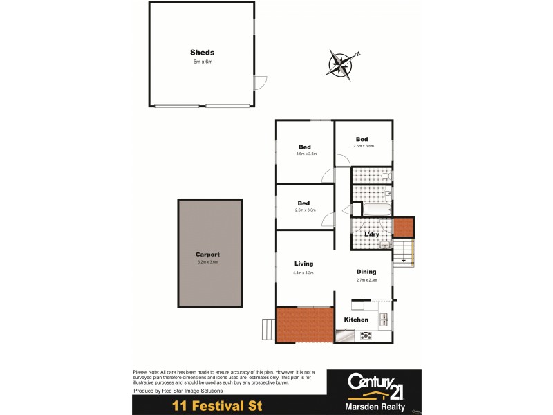 11 Festival Street, Rockville QLD 4350 Floorplan