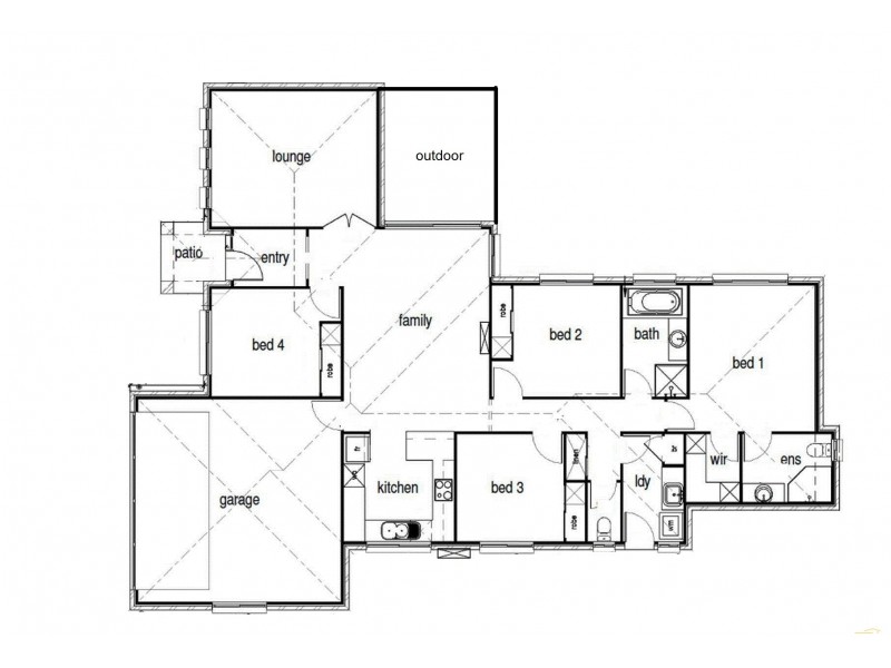 4 Renshaw Crescent, Kearneys Spring QLD 4350 Floorplan