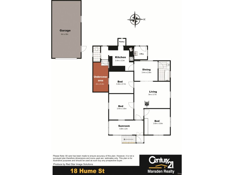 18 Hume Street, North Toowoomba QLD 4350 Floorplan