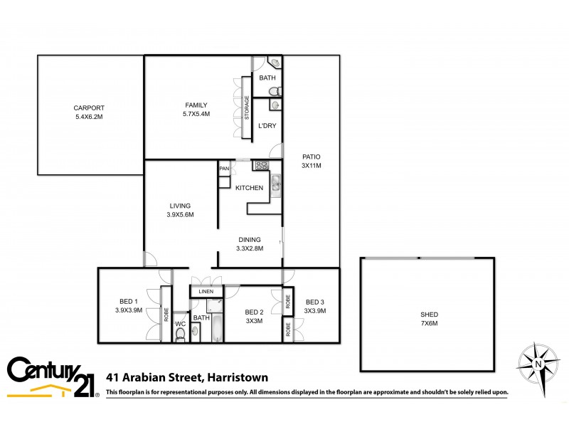 41 Arabian Street, Harristown QLD 4350 Floorplan