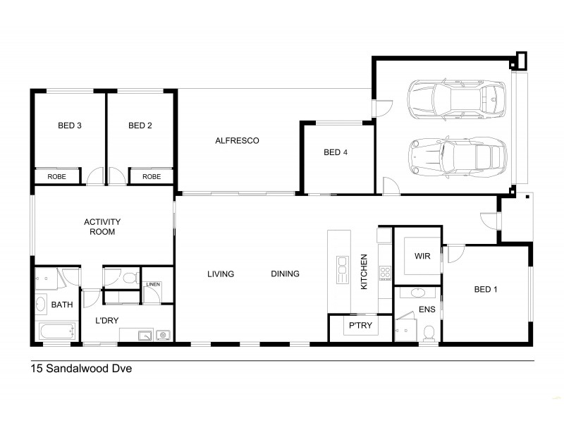 15 Sandalwood Drive, Glenvale QLD 4350 Floorplan