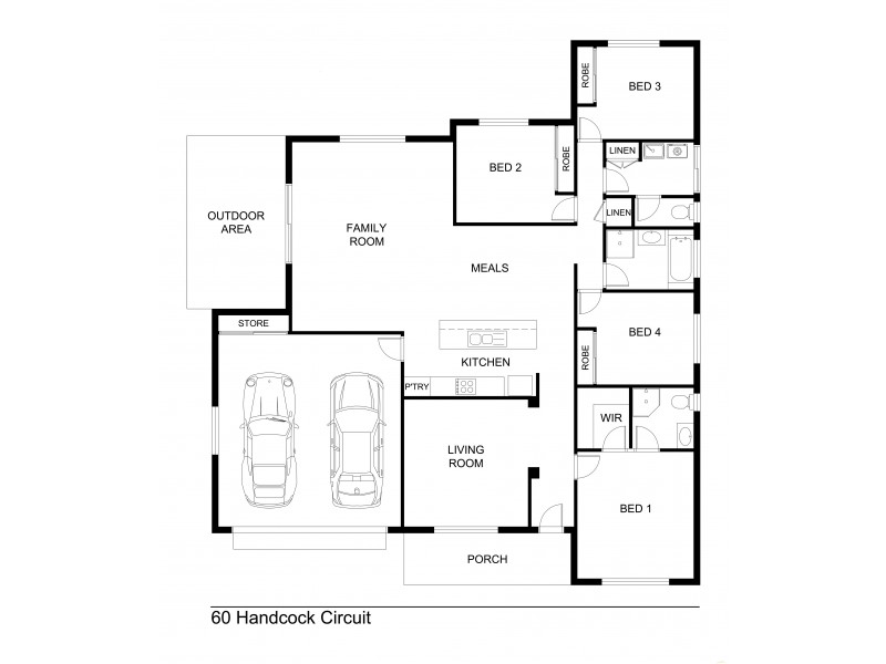60 Hancock Circuit, Kleinton QLD 4352 Floorplan