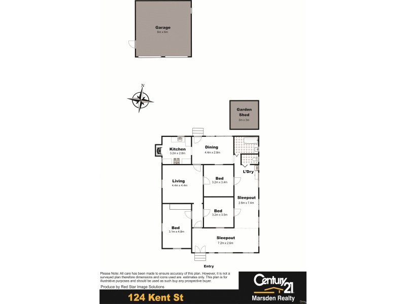 124 Kent Street, Oakey QLD 4401 Floorplan