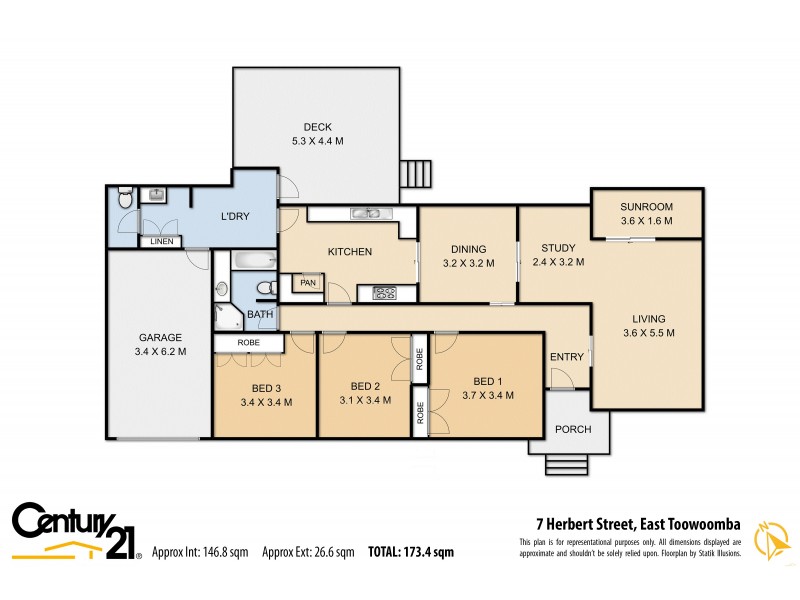 7 Herbert Street, East Toowoomba QLD 4350 Floorplan