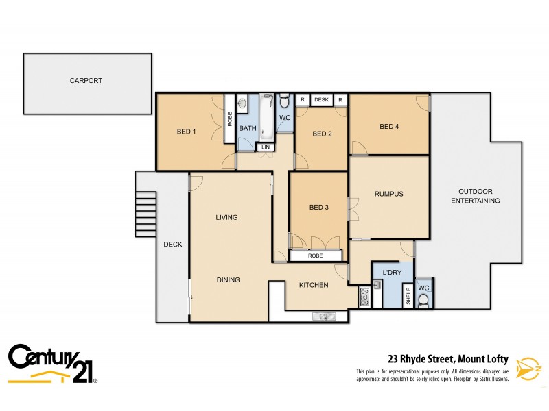 23 Rhyde Street, Mount Lofty QLD 4350 Floorplan