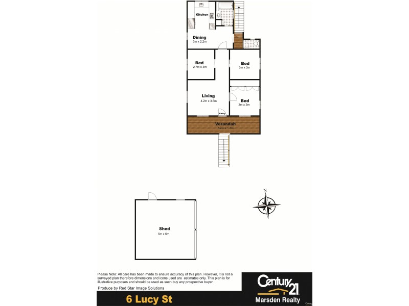 6 Lucy Street, Cambooya QLD 4358 Floorplan