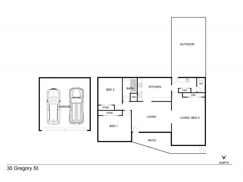 30 Gregory Street, Harlaxton QLD 4350 Floorplan