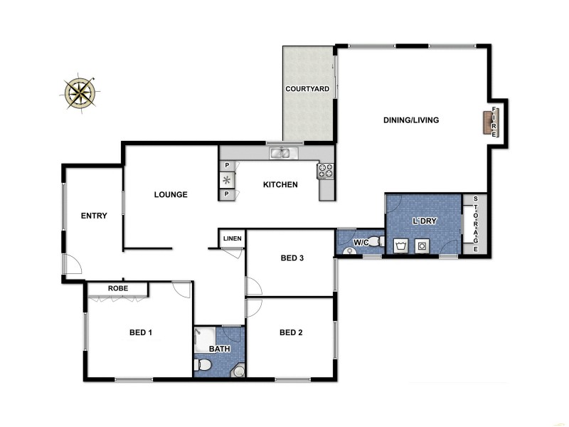 42 Priest Street, Rockville QLD 4350 Floorplan