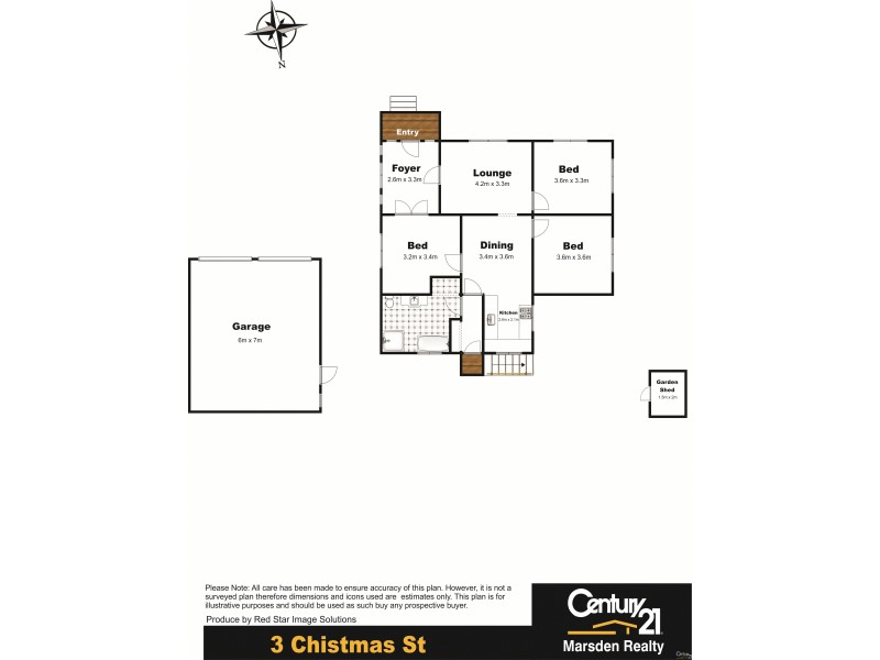 3 Christmas Street, North Toowoomba QLD 4350 Floorplan