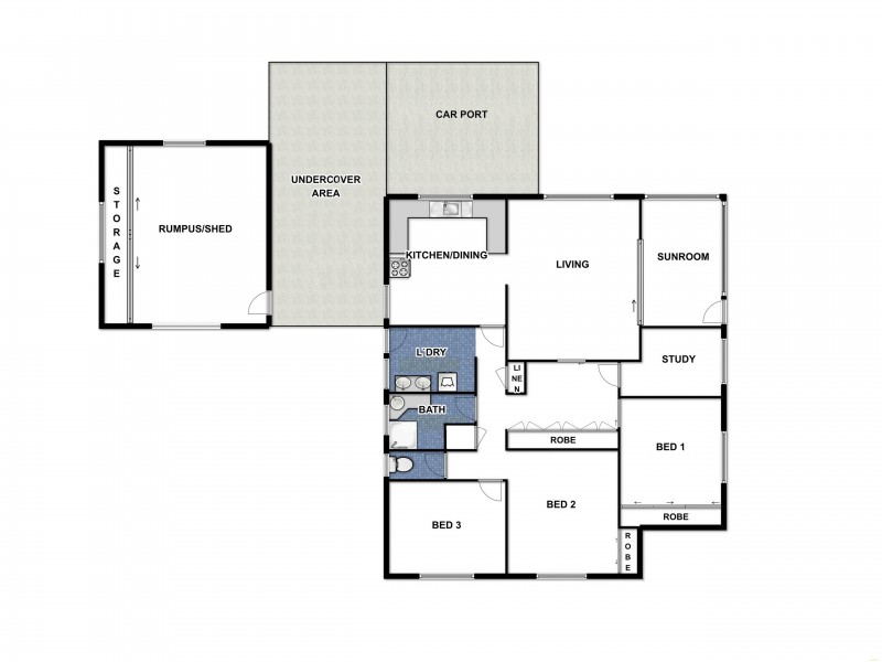 3 Tara Street, Wilsonton QLD 4350 Floorplan