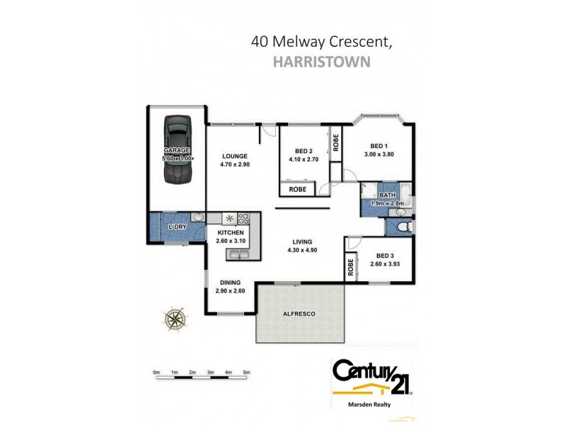 40 Melway Crescent, Harristown QLD 4350 Floorplan