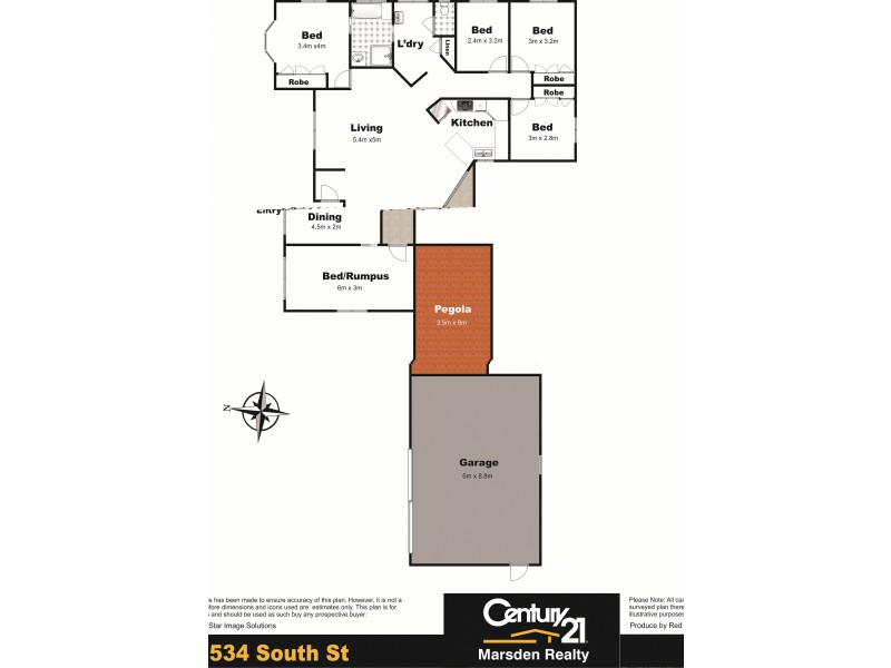 534 South Street, Glenvale QLD 4350 Floorplan