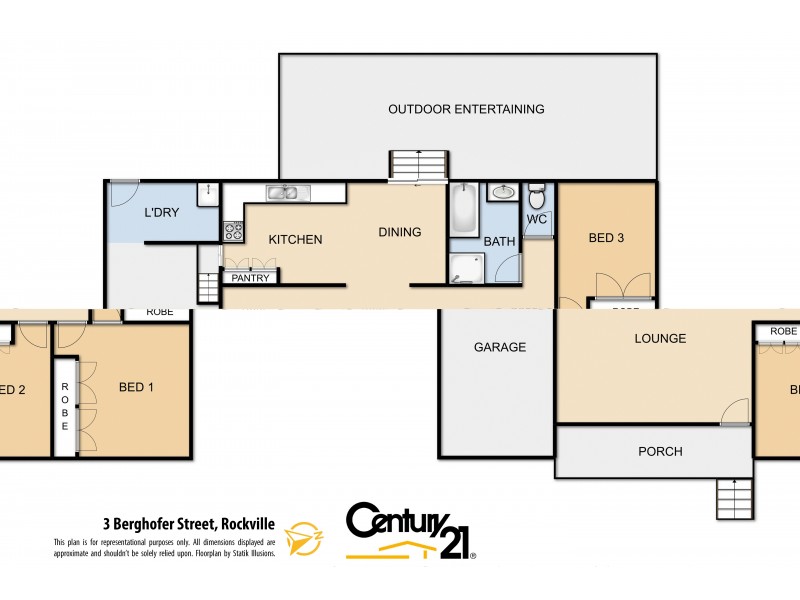 3 Berghofer Street, Rockville QLD 4350 Floorplan