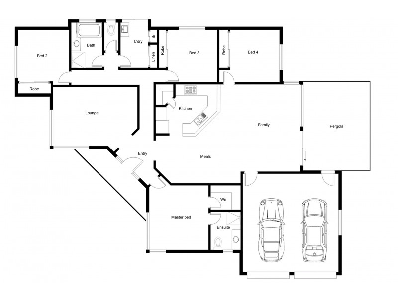71 Bouganvillea Drive, Middle Ridge QLD 4350 Floorplan