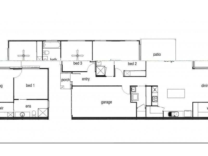 1/14 Wandsworth Street, Cranley QLD 4350 Floorplan