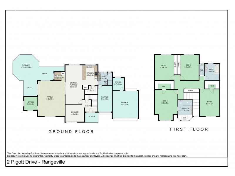 2 Pigott Drive, Rangeville QLD 4350 Floorplan