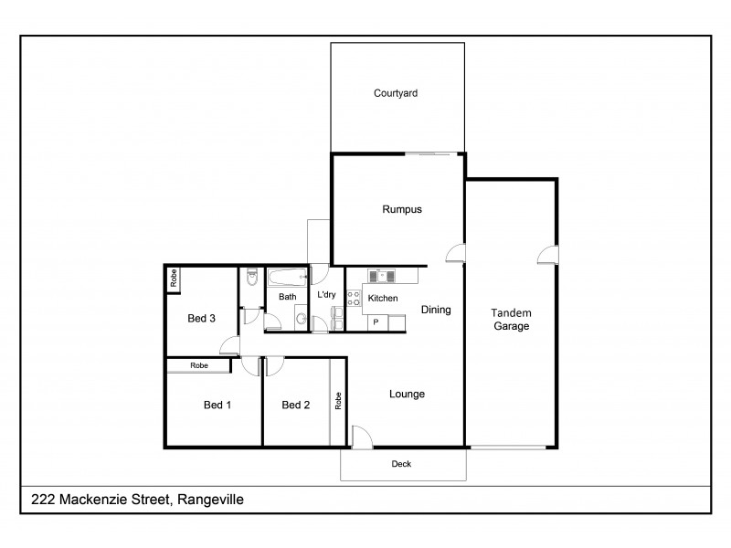 222 Mackenzie Street, Rangeville QLD 4350 Floorplan