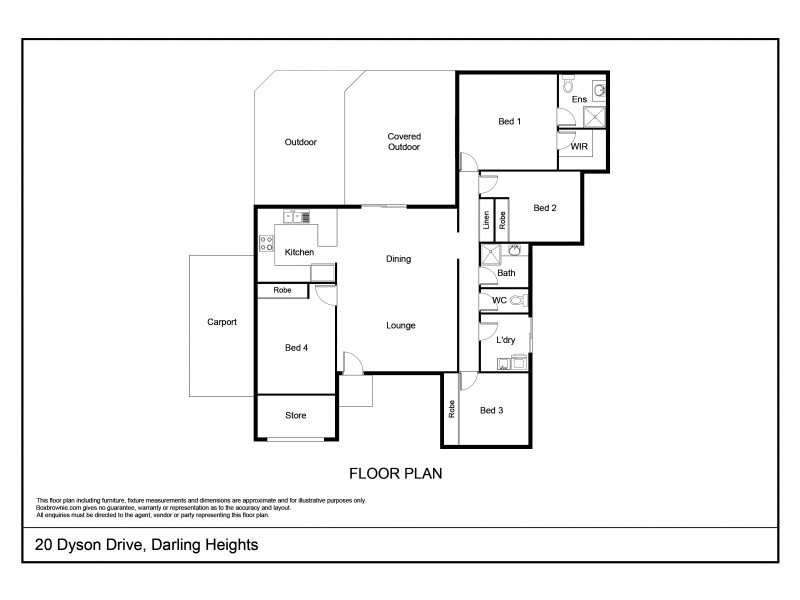 20 Dyson Drive, Darling Heights QLD 4350 Floorplan