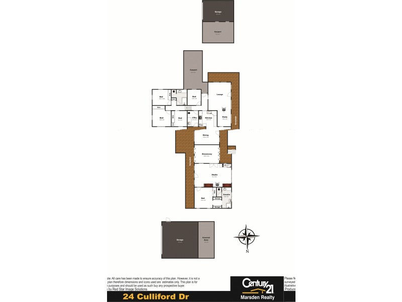 24 Culliford Drive, Middle Ridge QLD 4350 Floorplan