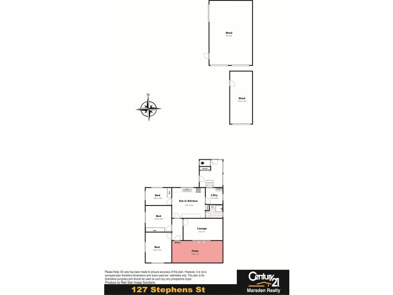 127  Stephen Street, Harristown QLD 4350 Floorplan