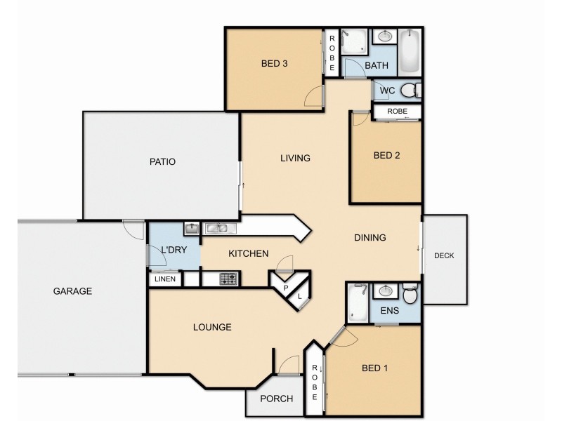 13 Bottlebrush Court, Glenvale QLD 4350 Floorplan
