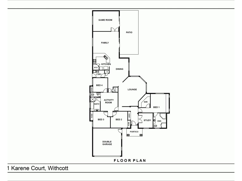 11 Karene Court, Withcott QLD 4352 Floorplan