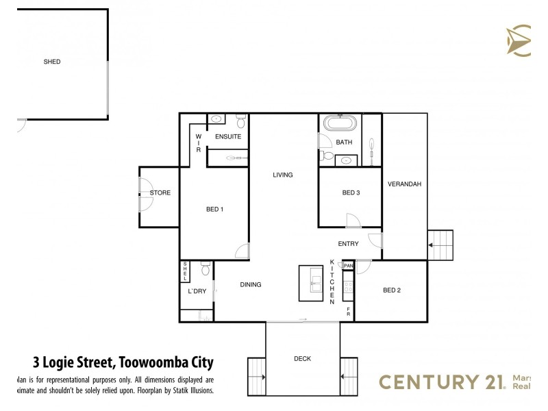 3 Logie Street, Toowoomba QLD 4350 Floorplan