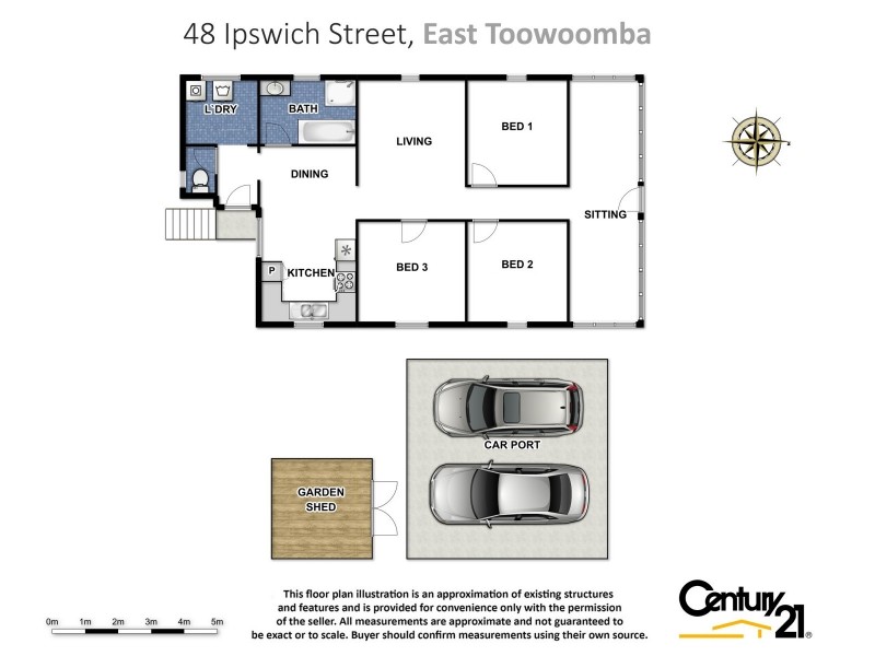 48 Ipswich Street, East Toowoomba QLD 4350 Floorplan
