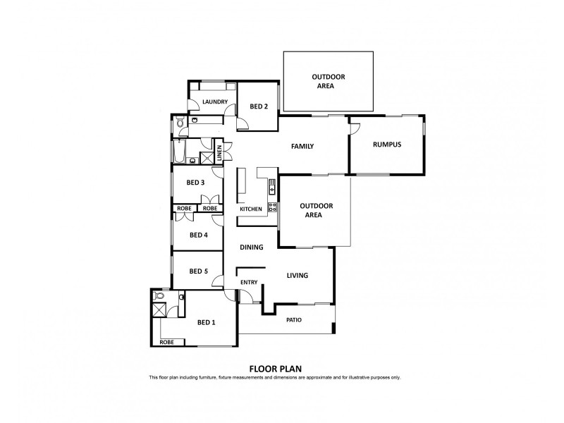 4 Echidna Crescent, Top Camp QLD 4350 Floorplan