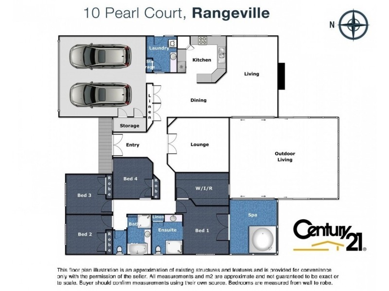 10 Pearl Court, Rangeville QLD 4350 Floorplan