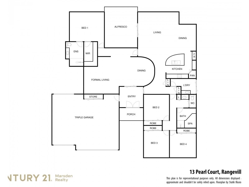 13 Pearl Court, Rangeville QLD 4350 Floorplan