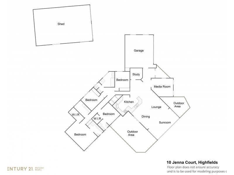 10 Jenna Court, Highfields QLD 4352 Floorplan