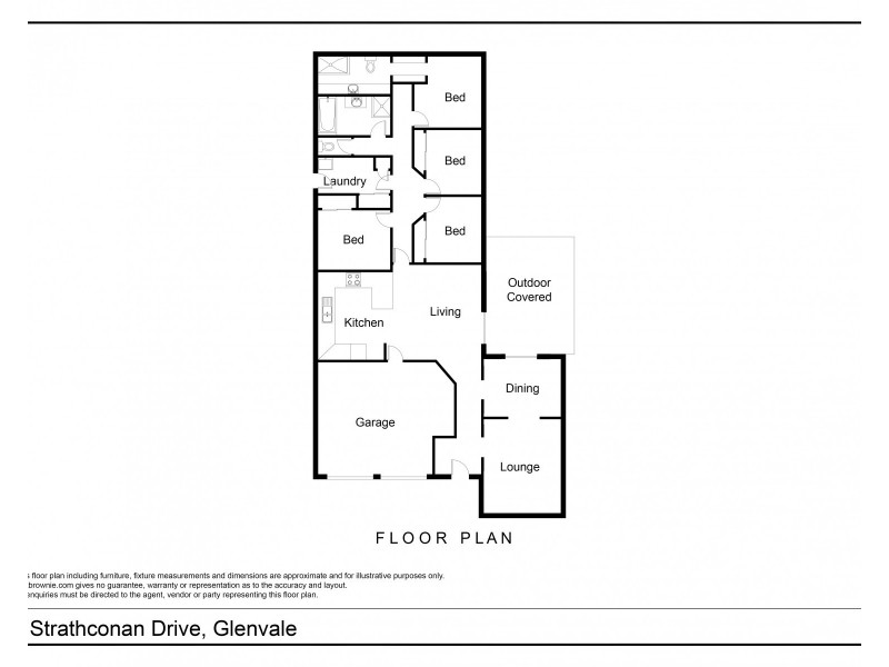8 Strathconan Drive, Glenvale QLD 4350 Floorplan