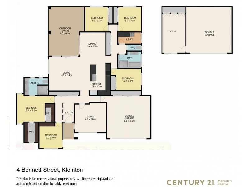 4 Bennett Street, Kleinton QLD 4352 Floorplan