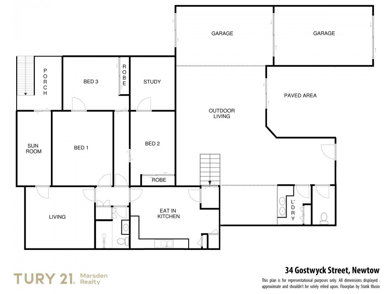 34 Gostwyck Street, Newtown QLD 4350 Floorplan