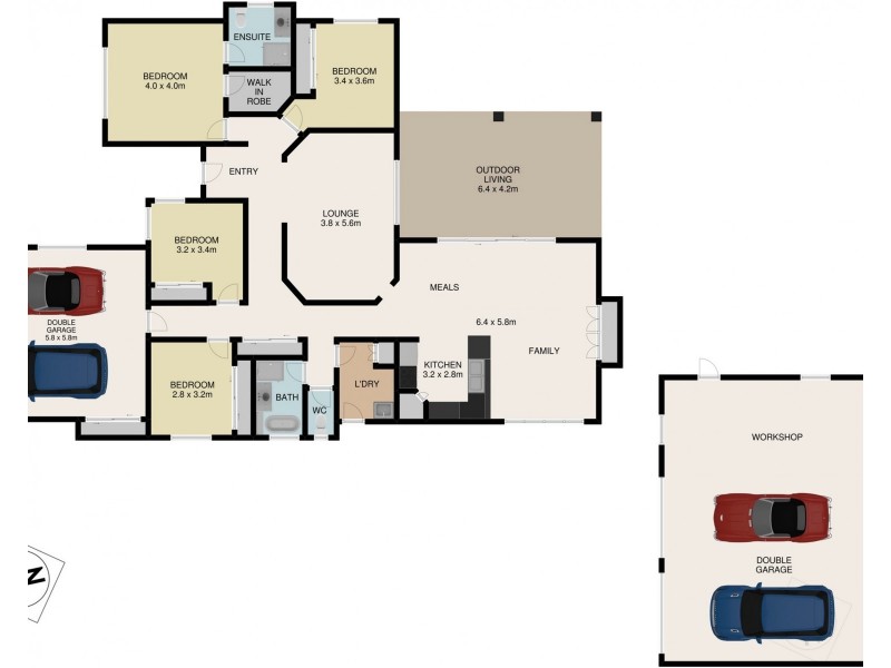 6 Gwenda Drive, Westbrook QLD 4350 Floorplan
