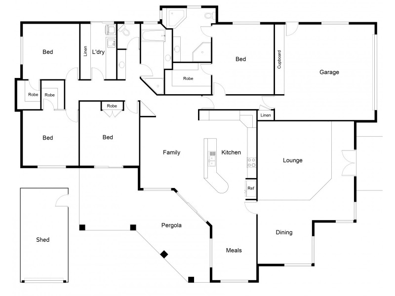 14 Bridget Court, Middle Ridge QLD 4350 Floorplan