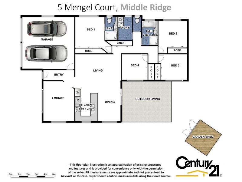 5 Mengel Court, Middle Ridge QLD 4350