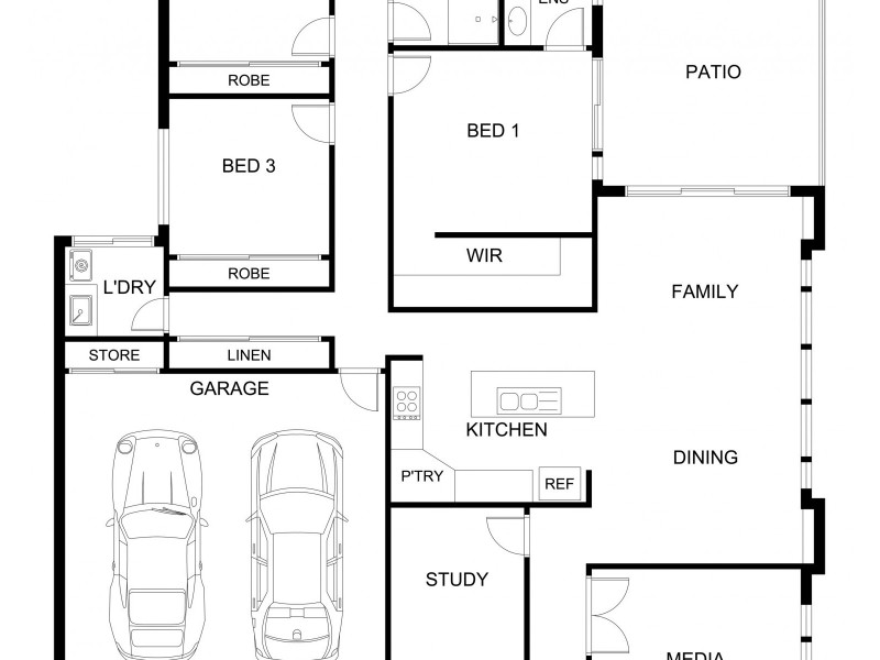 1/23a East Street, East Toowoomba QLD 4350 Floorplan